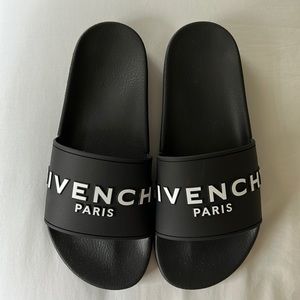 Givenchy Black Sandal Slide Flats